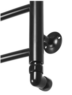 Полотенцесушитель водяной Domoterm Калипсо П5 500x500 чёрный