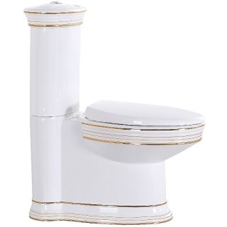 Унитаз CeramaLux Lux Classic 4283 с бачком и сиденьем Микролифт