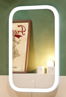 Зеркало с подсветкой Continent Glamour ЗЛП236 с сенсорным выключателем 70см