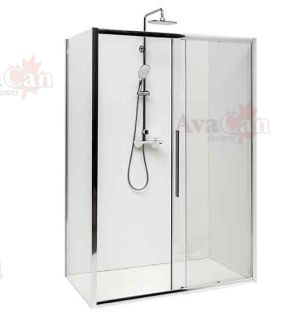 Душевой уголок AvaCan FС 140-160 + SС80 хром