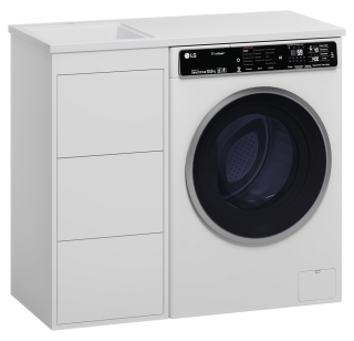 Напольная тумба под раковину Brevita Grafit УТ000015080 40 см белый