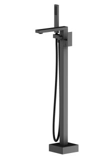 Смеситель напольный для ванны и душа Timo Selene 2200/03Y-CR чёрный