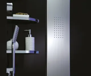 Душевая кабина Orans SR-89106S 89106B0LH 130 см профиль чёрный стекло прозрачное