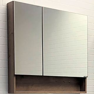 Зеркало-шкаф Comforty Никосия 00-00007619 80 см Дуб темный