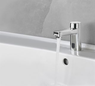 Электронный смеситель для раковины Kludi Zenta Sl E 3810005WR хром