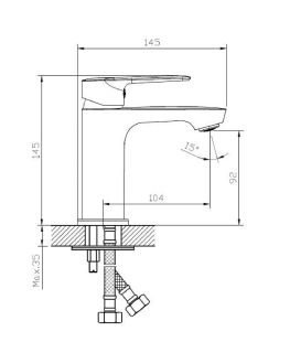 Смеситель для раковины Orange Sofi 2.0 M46-021cr