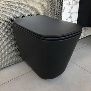 Унитаз Kerasan Tribeca 511831 приставной черный