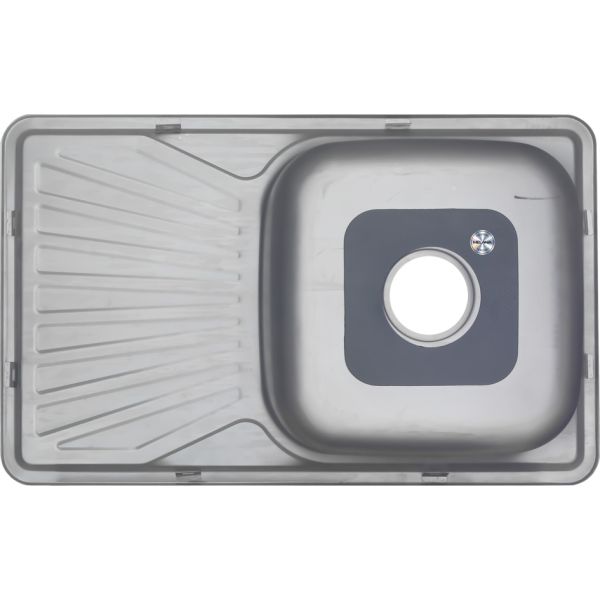 Мойка 7848 U Melana 0,6/160 хром с сифоном (217 t *10)