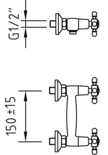 Смеситель для душа Paini Tango TNCR511 хром