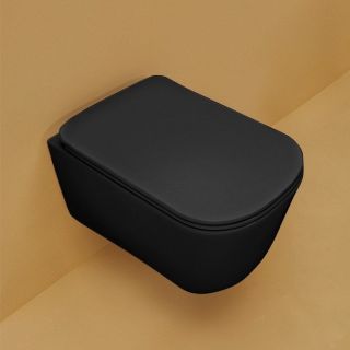 Унитаз Kerasan Tribeca 511431 подвесной черный без сиденья