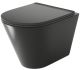 Подвесной унитаз Grossman GR-4477BMS безободковый чёрный матовый