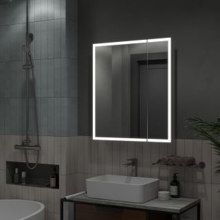 Зеркало-шкаф Reflexion Cube 70 RF2212CB с подсветкой 70х80