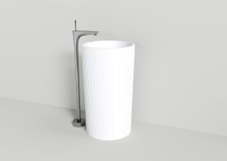 Напольная раковина NT Bagno Bravo NT703 50см белый матовый