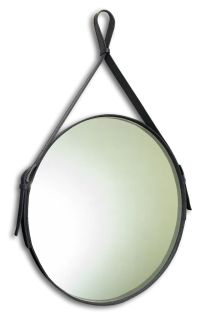 Зеркало Aquanika Country AQC5151RU128 51 см чёрная кожа