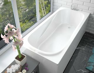 Ванна из литьевого мрамора Эстет Alfa 170А silk ФР-00014521 170x70см белый матовый