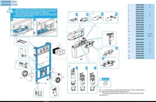 Унитаз с инсталляцией и кнопкой смыва Roca Victoria 893100000