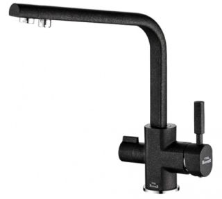 Смеситель для кухни ZORG Steel Hammer SH 909 BLACK CR