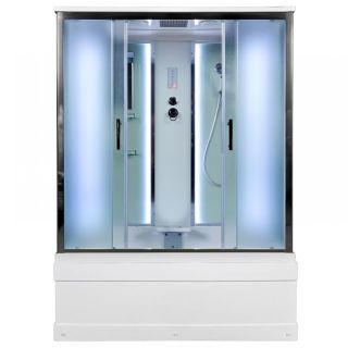 Душевая кабина Deto ЕМ4515 LED 150х85х220 см