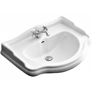 Раковина Kerasan Retro 104601*1 белая 69 см