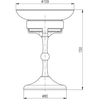 Мыльница Rav Slezak Morava MKA0301Z Золото