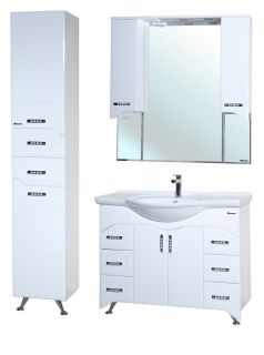 Пенал Bellezza Дрея 35см белый 00000011256