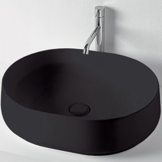 Раковина Kerasan F10 460531 черная 56 см