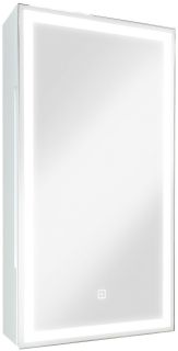 Зеркало-шкаф с подсветкой Art&Max Techno правый 35см белый AM-Tec-350-650-1D-R-DS-F