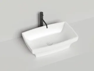 Накладная раковина Salini Gloria 04 S-Stone 1102204MRF 60см RAL полностью