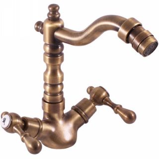 Смеситель для биде Rav Slezak Morava MK421.5/9SM бронза