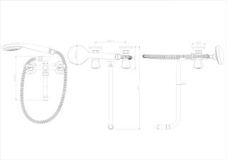 Смеситель RedBlu by Damixa Object 349500000 для ванны