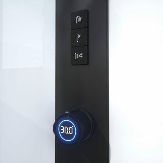 Душевая кабина Black and White Galaxy G8037 110x80 8037000 с гидромассажем