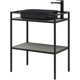 Консоль под раковину Allen Brau Liberty 75 1.33002.BB Черный браш