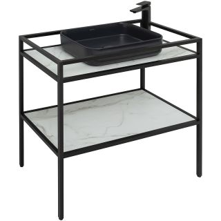 Консоль под раковину Allen Brau Liberty 90 1.33004.BB черный браш