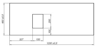 Столешница под раковину Allen Brau Infinity 120 L 1.21015.GR-S Графит