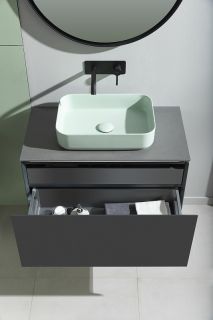 Тумба под раковину Allen Brau Infinity 85 1.21002.AM подвесная Антрацит матовый