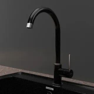 Смеситель для кухни GranFest 3650 черный