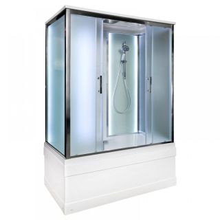 Душевая кабина Deto ЕМ4515 LED 150х85х220 см