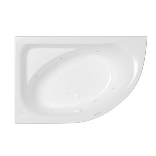 Гидромассажная ванна WHITECROSS Aquarella 0108.170110.100.RELAX.WH левая 170x110 см Relax белый