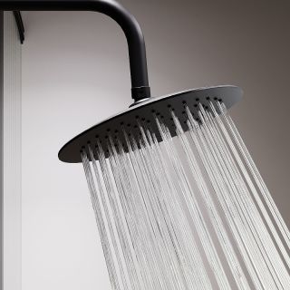 Душевая стойка Damixa Scandinavian Pure 936810300 с термостатом черная матовая