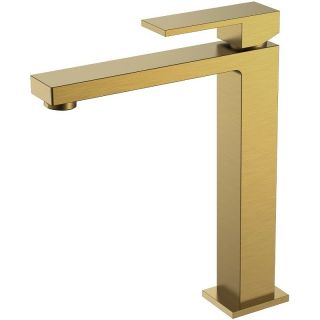 Смеситель для раковины Boheme Qubic 472-BR бронза