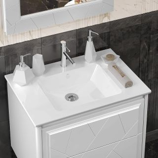 Тумба под раковину Opadiris Луиджи 00-00005952 Белая матовая