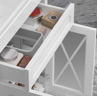 Тумба под раковину Opadiris Палермо 00-00006720 Белая матовая