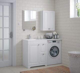 Шкаф Corozo Леон 50см белый SD-00000775