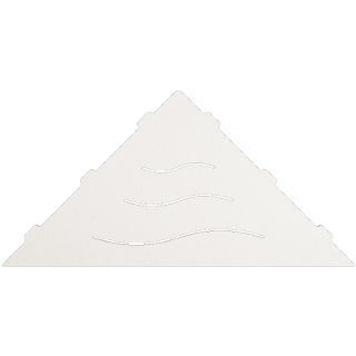 Металлическая полка RGW MT-02W 49279902-01 угловая Белая