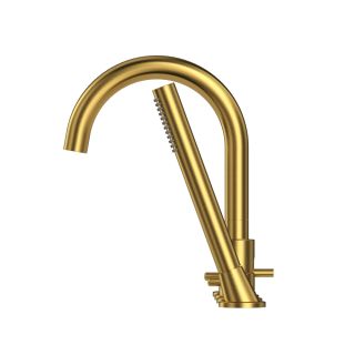 Смеситель на борт ванны WHITECROSS Y Y1232GLB брашированное золото