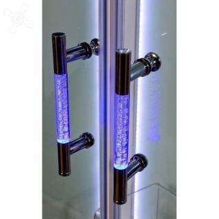 Душевая кабина Deto А09 LED с кнопкой 90х90х220 см