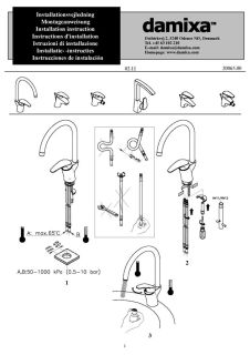 Смеситель Damixa LYRA 511000000 для ванны