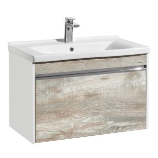 Тумба под раковину Акватон Капри 80см бетон пайн 1A230201KPDA0