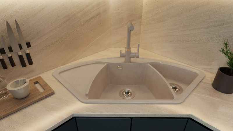 Кухонная мойка Florentina Гави грей