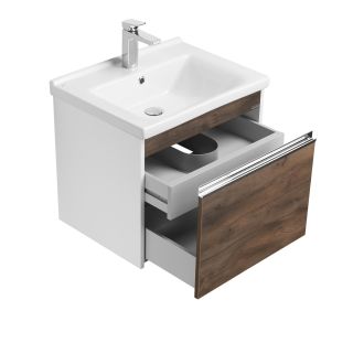 Тумба под раковину Акватон Капри 60см таксония тёмная 1A230101KPDB0